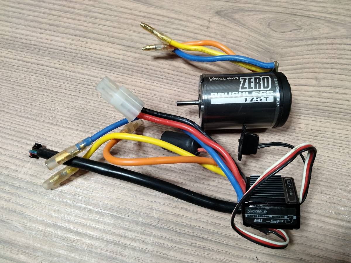 ヨコモ BL−SP3 ブラシレス アンプ ZERO 17.5T モーター コンボ セット