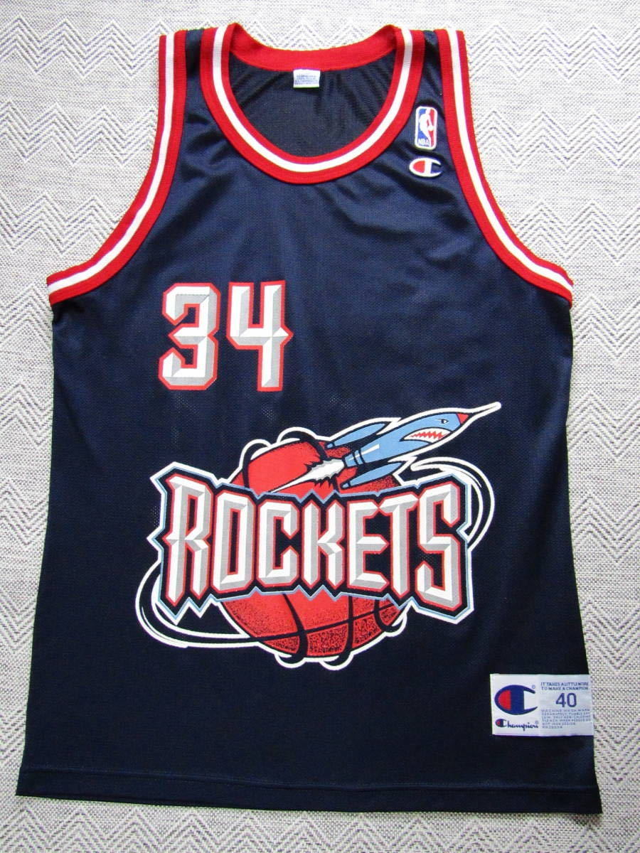 良品 NBA ROCKETS OLAJUWON ＃34 アキーム・オラジュワン ヒューストン
