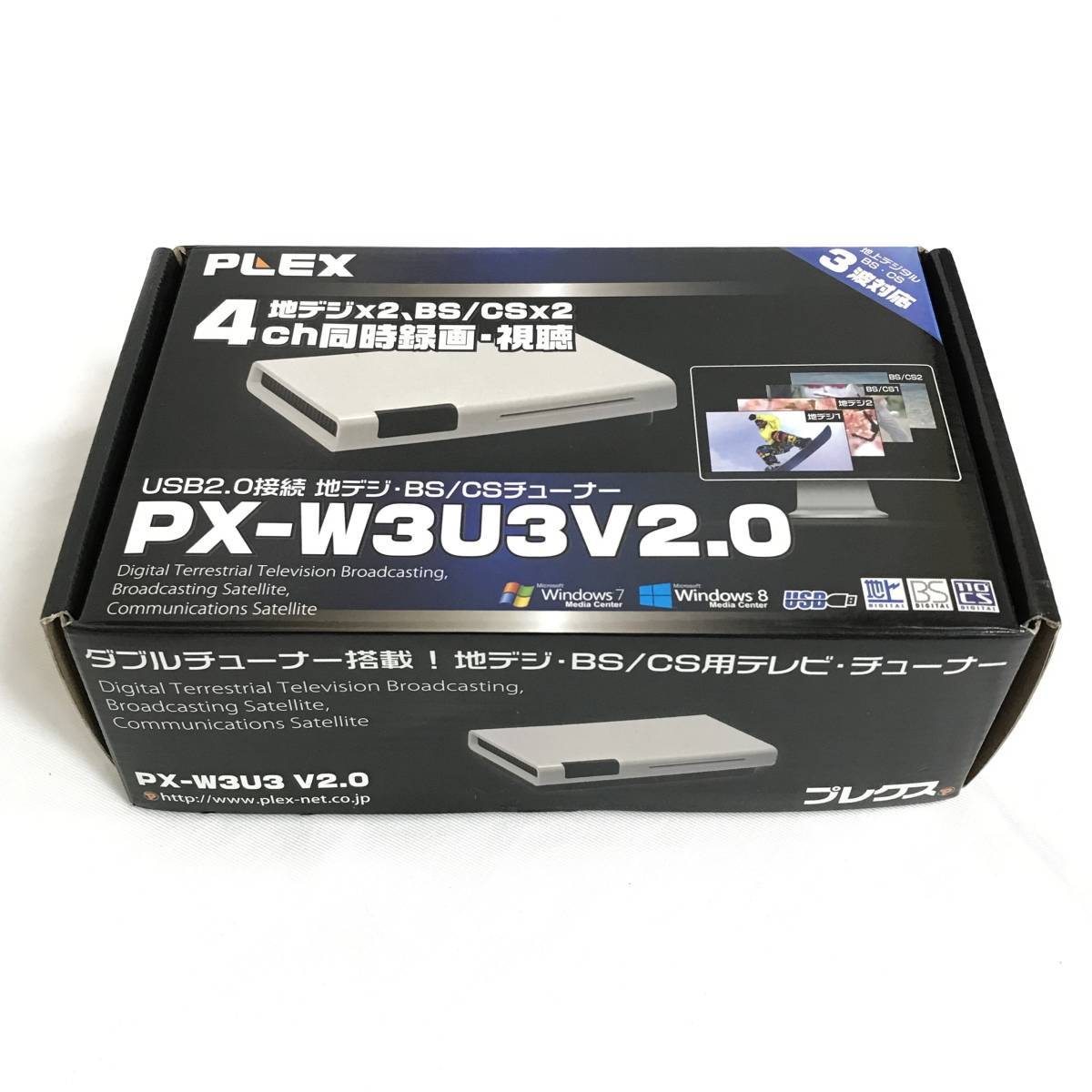 Plex PX-W3U3 V2.0 4ch テレビチューナー PLEX PX-W3U3 V2.0 地デジ BS/CS テレビチューナー TV 4ch ダブル