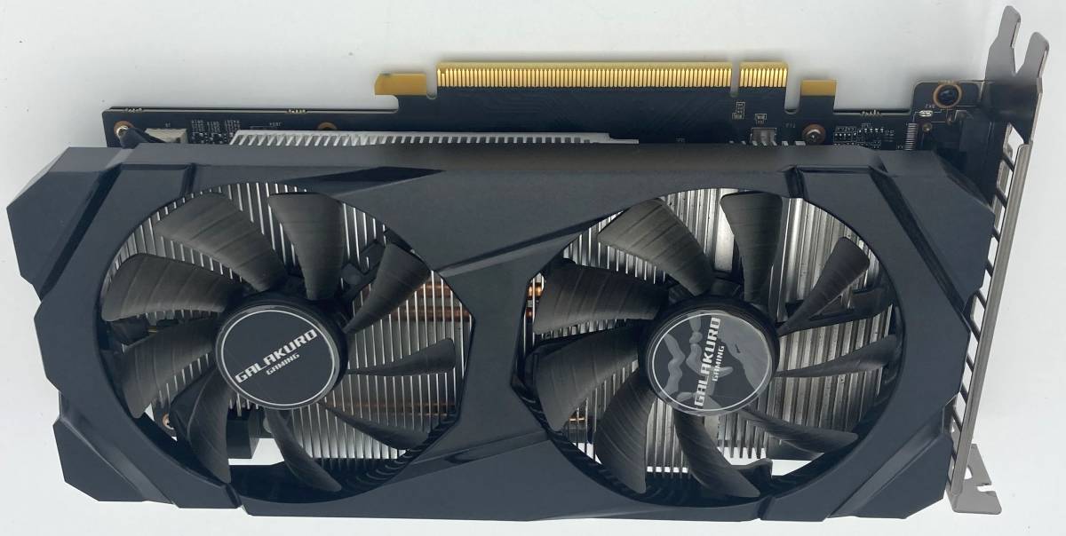 GeForce GTX 1660 GALAKURO GAMING 動作保証【G084-023】【G084-024
