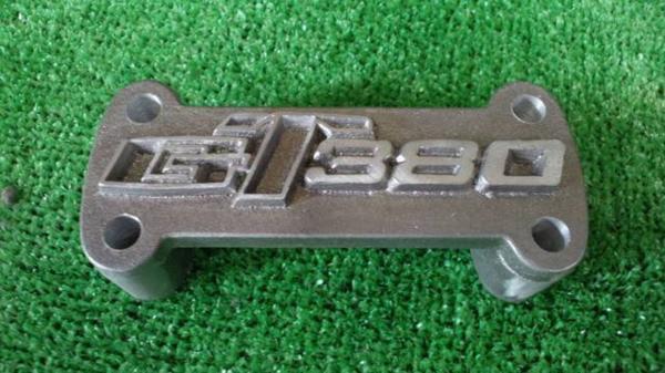 GT380 ロゴ入り ハンドルクランプ 旧車