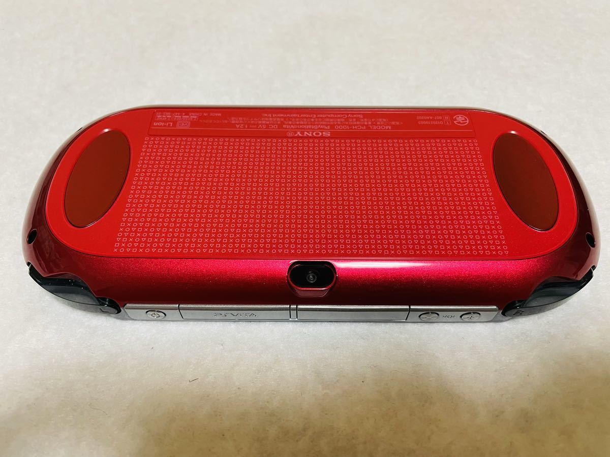 ☆新品同様 完品☆PlayStation Vita PCH-1000 ZA03 SONY コスミックレッド PS VITA 画面傷無し 動作良好 Vita PCH-1000 PS Select コズミック Excellent