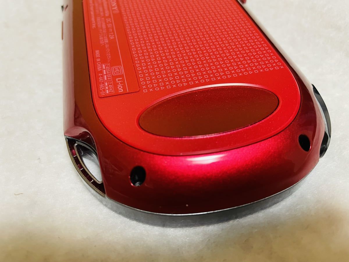 ☆新品同様 完品☆PlayStation Vita PCH-1000 ZA03 SONY コスミックレッド PS VITA 画面傷無し 動作良好 Vita PCH-1000 PS Select コズミック Excellent