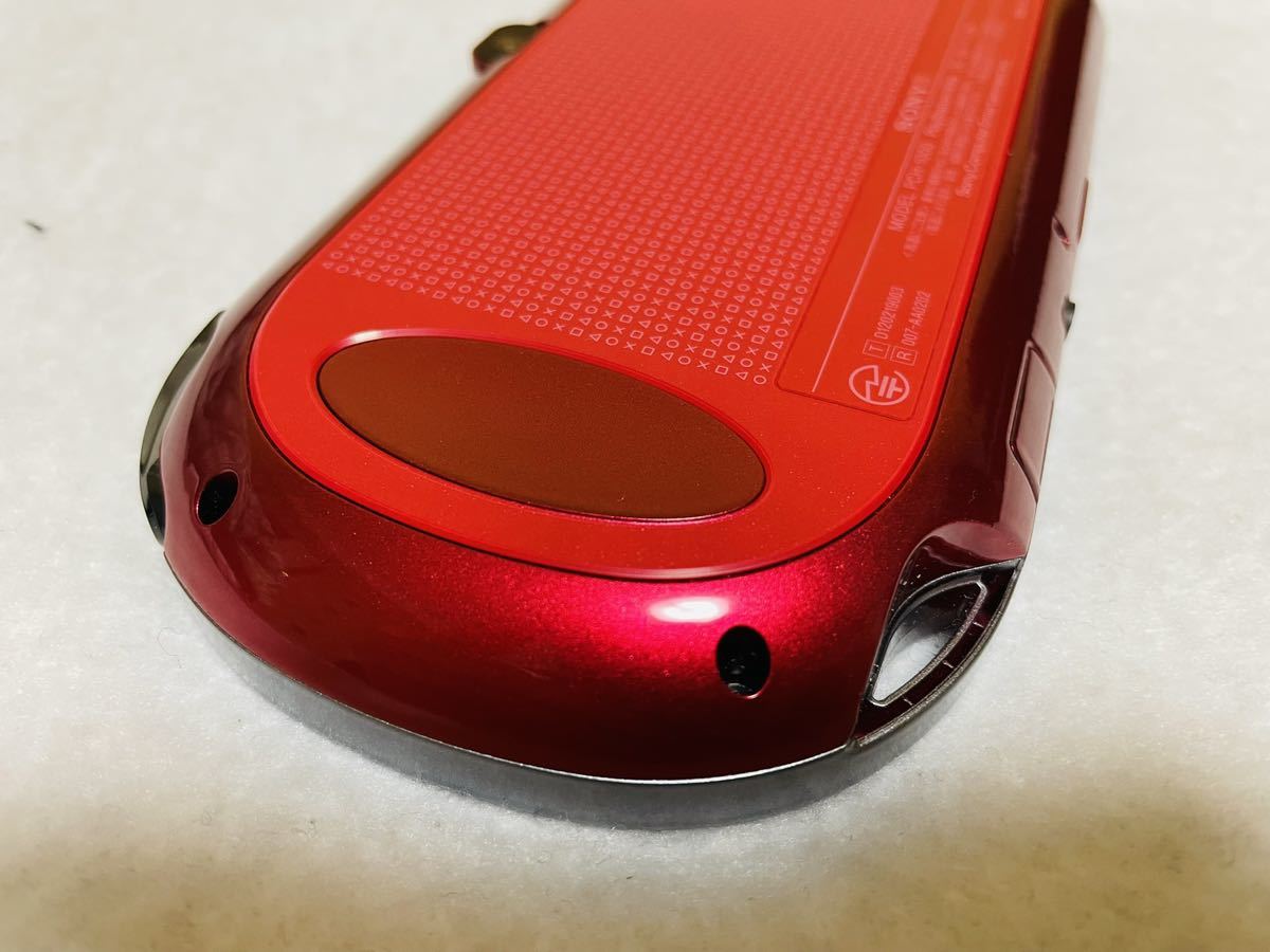☆新品同様 完品☆PlayStation Vita PCH-1000 ZA03 SONY コスミックレッド PS VITA 画面傷無し 動作良好 Vita PCH-1000 PS Select コズミック Excellent