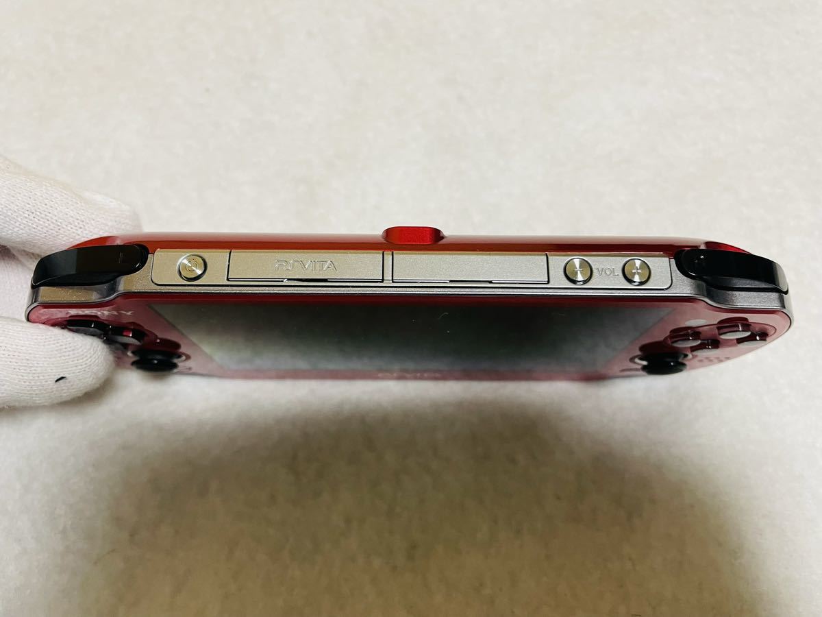 ☆新品同様 完品☆PlayStation Vita PCH-1000 ZA03 SONY コスミックレッド PS VITA 画面傷無し 動作良好 Vita PCH-1000 PS Select コズミック Excellent