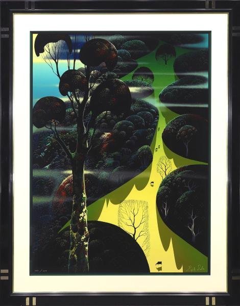 アイベン・ロール Eyvind Earle シルクスクリーン ガードナーズランチ