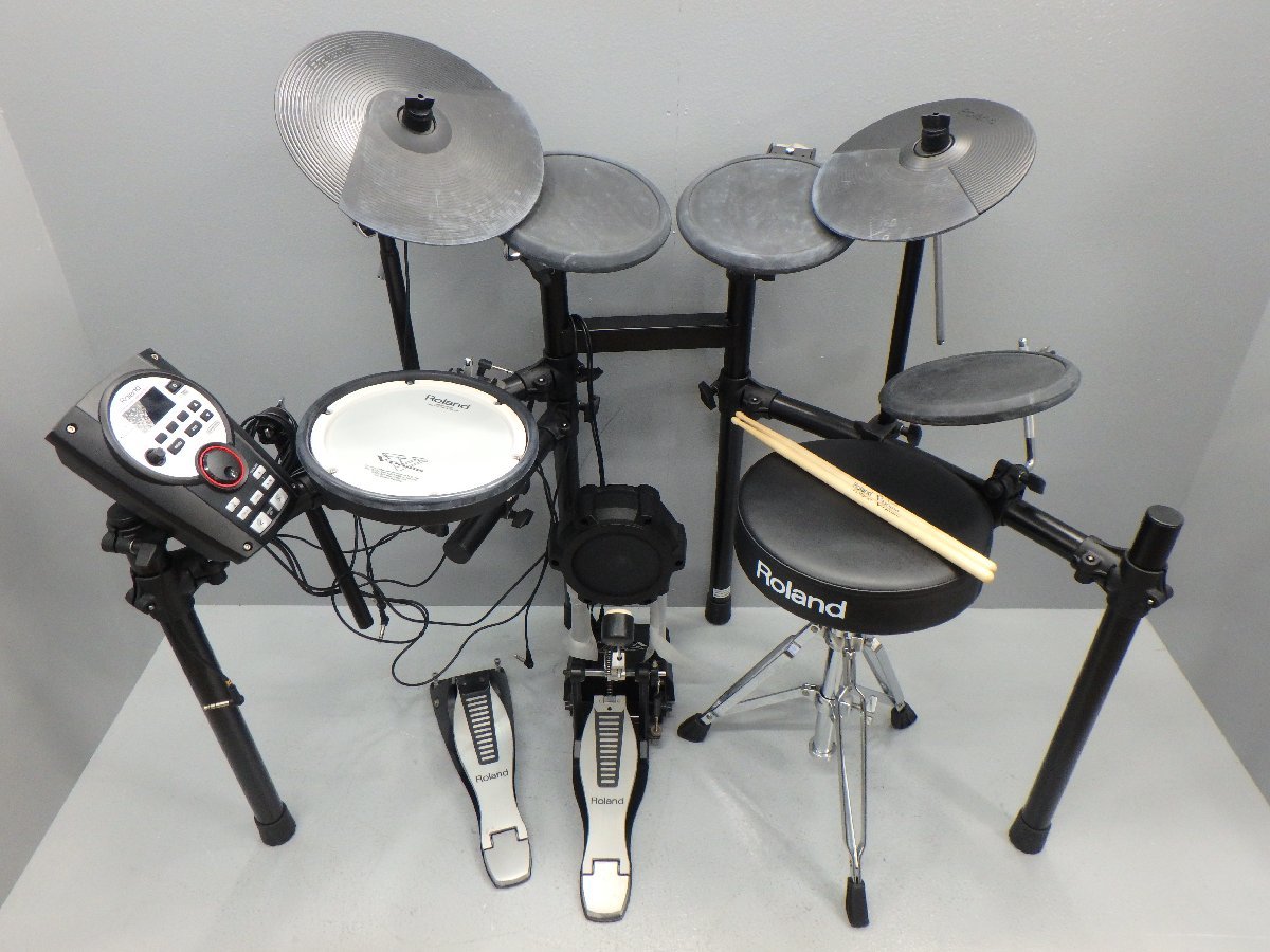 △【2】中古品 Roland/TD-11 ローランド 電子ドラム 付属品 椅子  