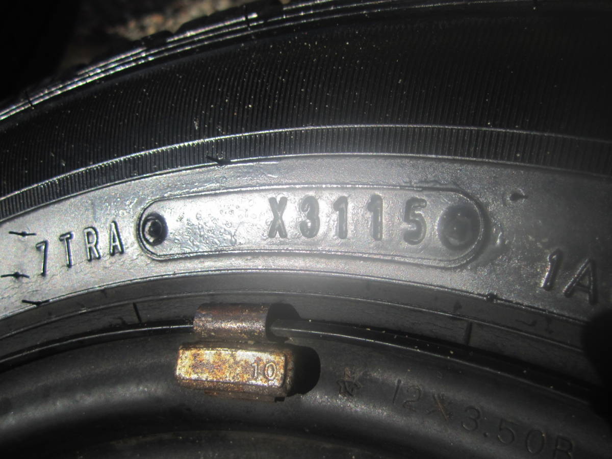 ホンダ純正 145R12 6PR LT アクティ バモス 夏タイヤ おまけ付き 