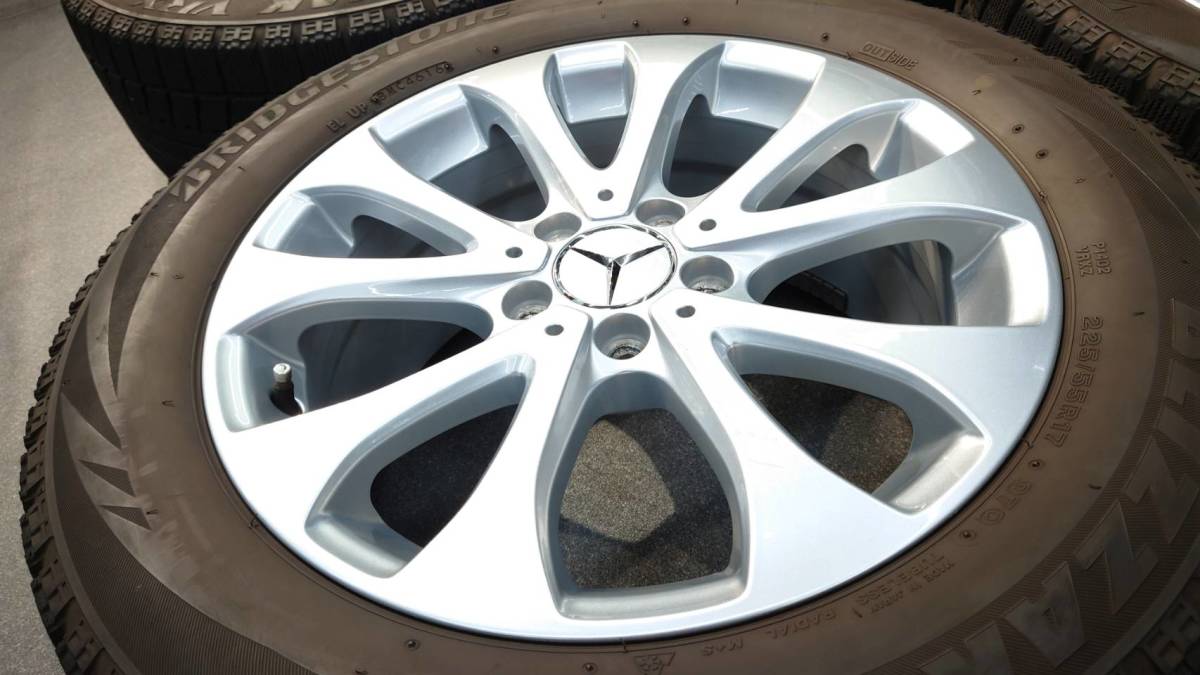 o!ベンツ Eクラス(W213)純正 17×7.5J+40 VRX 225/55R17 ブリヂストン