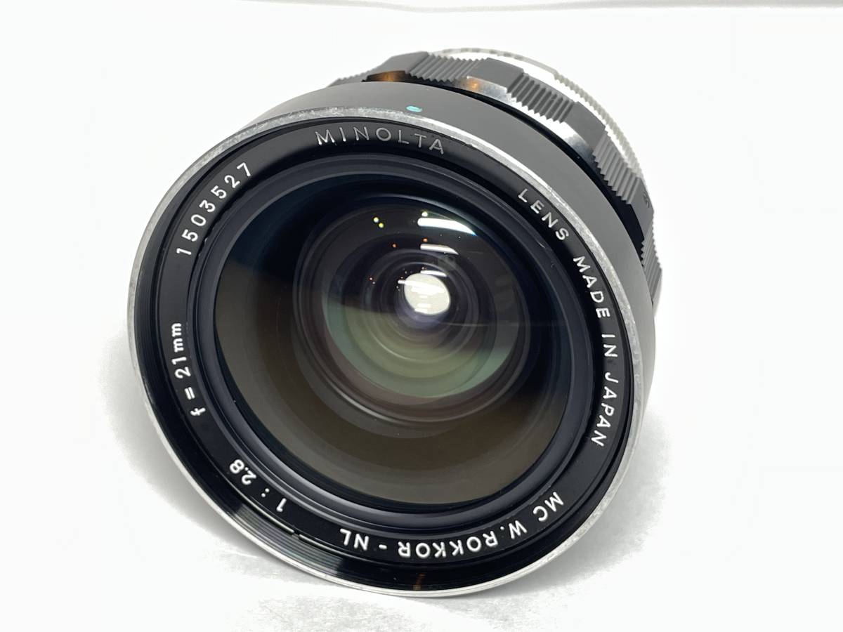 カメラ・光学機器 Minolta MC W.Rokkor-NL 21mm F2.8 返品保証 純正