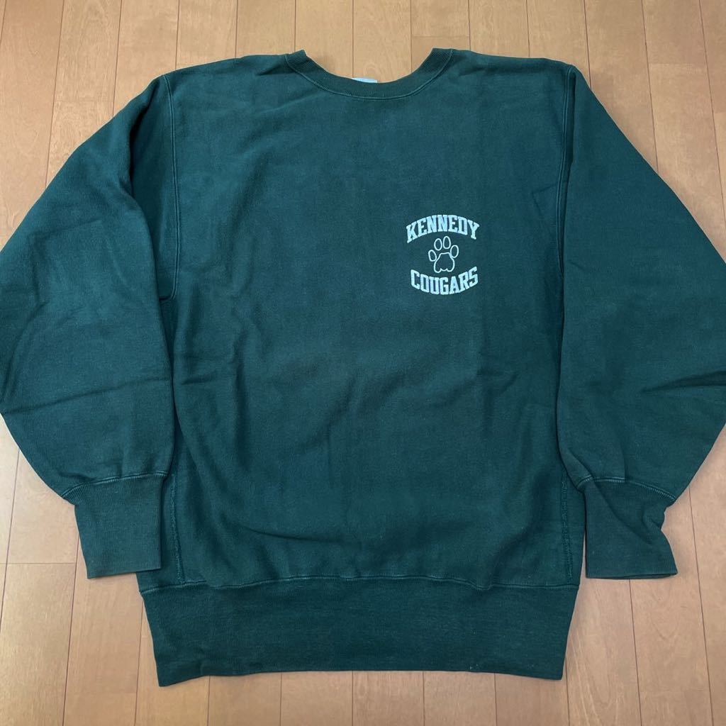 両面プリント チャンピオンリバースウィーブ スウェット XL カレッジ