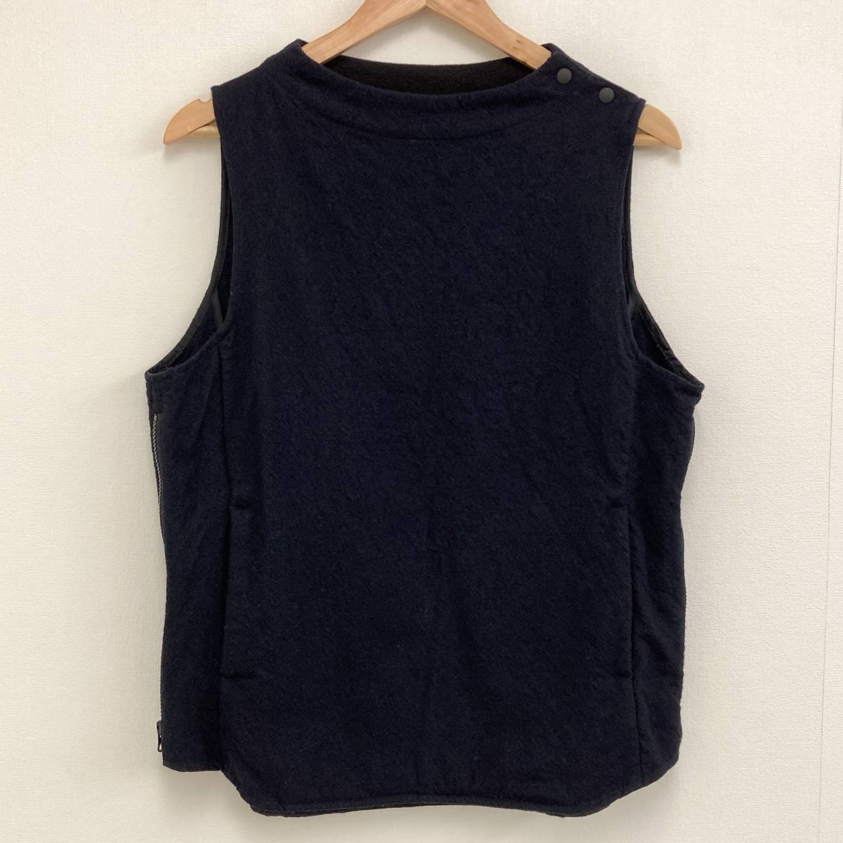 ohh! nisica ウール プルオーバー ベスト ネイビー 紺 日本製 2サイズ オオニシカ ニシカ 2100255