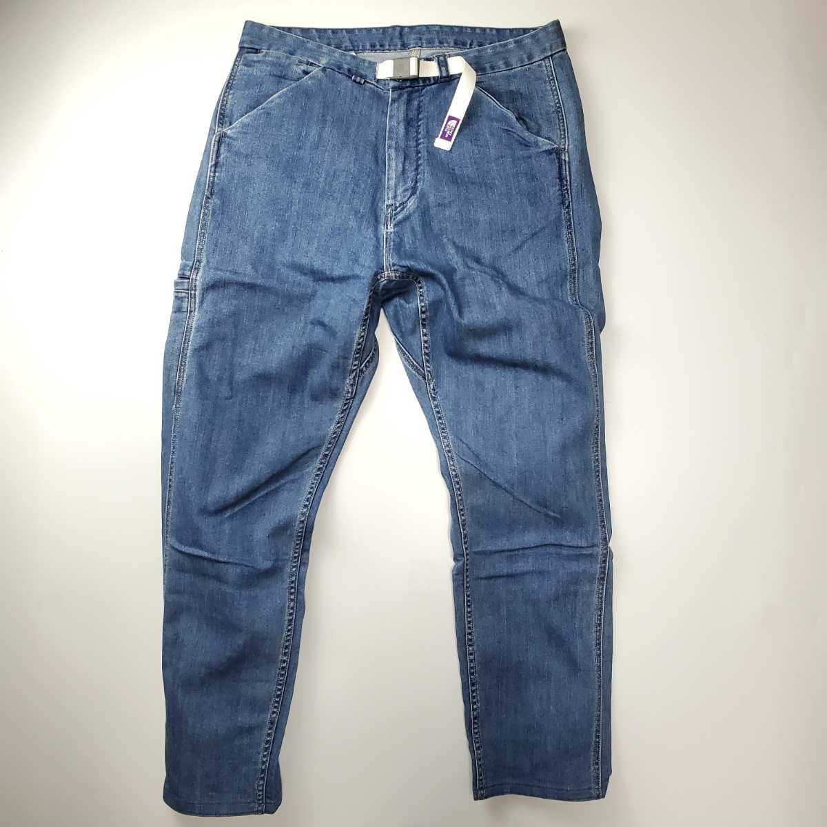 1円 ＊ 【国内正規品】 THE NORTH FACE PURPLE LABEL ノースフェイス COOLMAX STRETCH PANTS デニム クライミング パンツ 32サイズ NT5509N