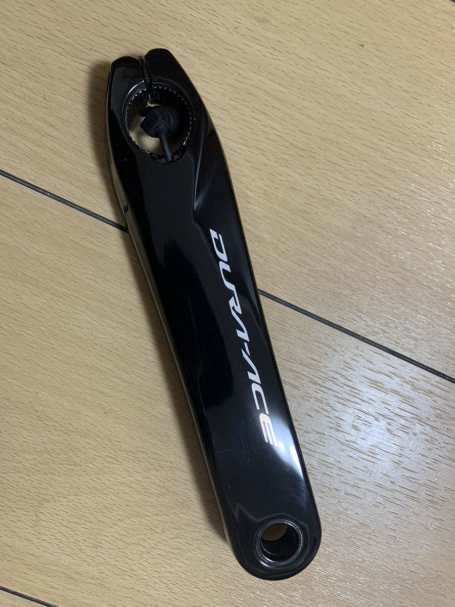 極美品 SHIMANO シマノ FC-R9100-P DURA-ACE クランク クランクアーム パワーメーター 左計測 165mm 2x11s 左のみ 　検）8000 9000 6800