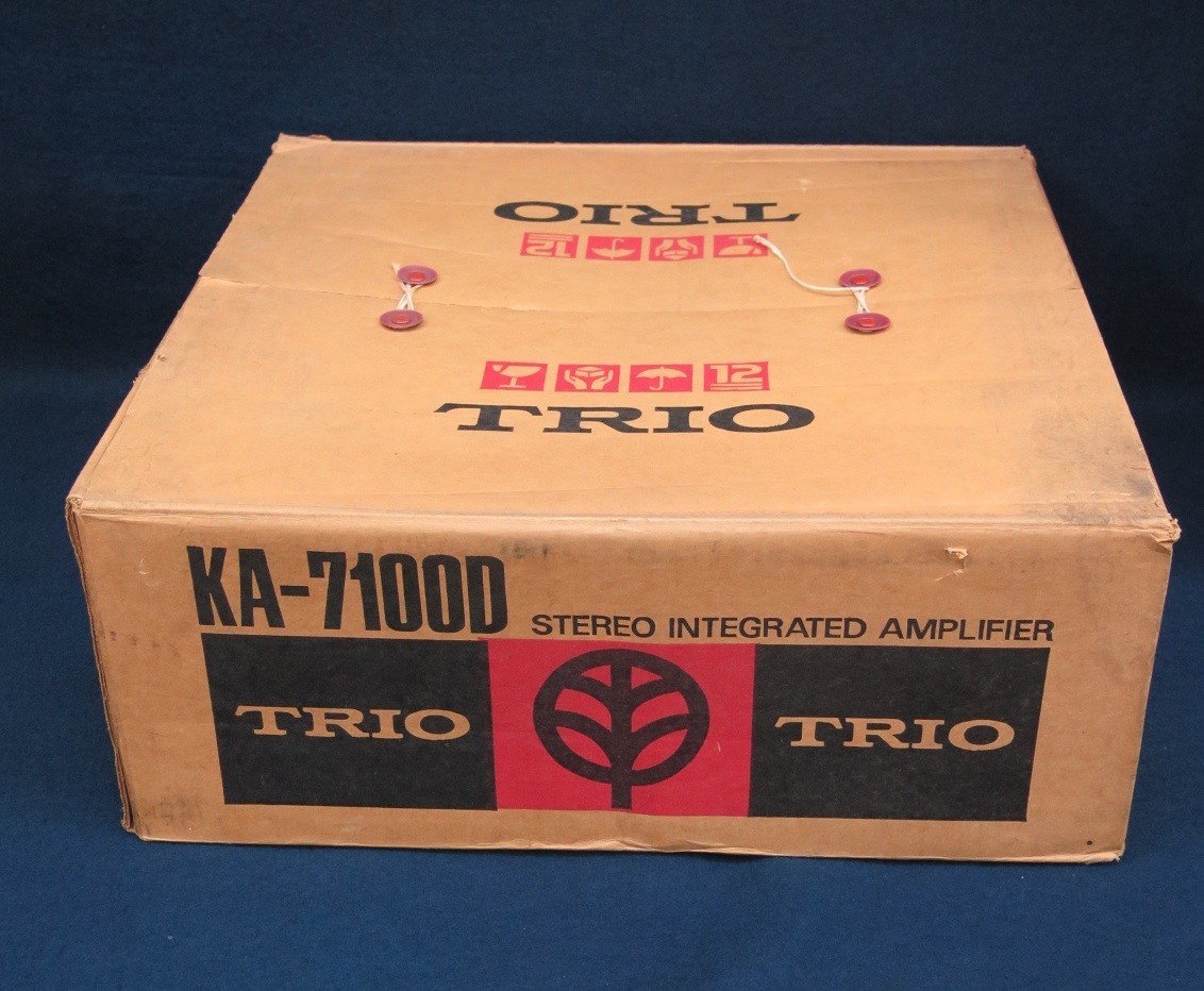 ☆TRIO KA-7100D No.547997 箱付☆トリオ/プリメインアンプ/音出ました