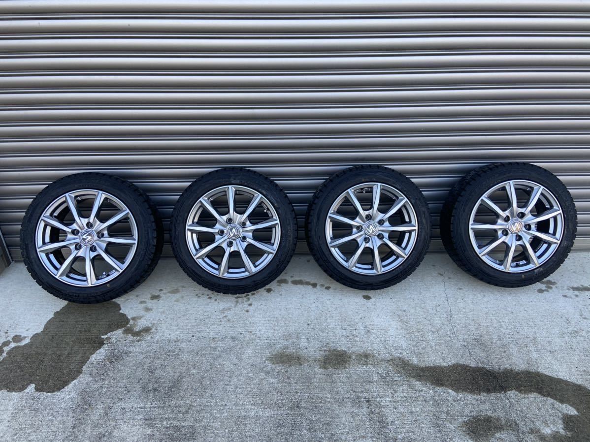 ☆ダンロップ ウィンターマックスWM01 185/55R16 ホイール付き4本セット スイフト等に☆