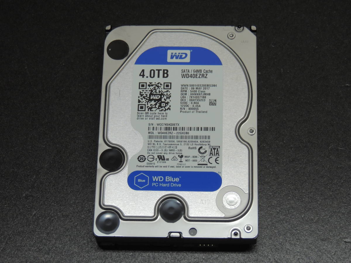 検品済み】WD 4TB HDD WD40EZRZ (使用451時間) 管理:c-81 | RAGNA.BY