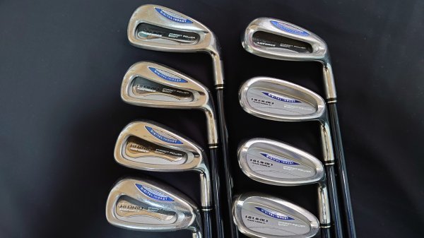 IR0049】 ゴルフ中古 ダンロップ HI-BRID ADFORCE アイアンセット 8本
