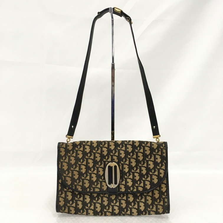 2608- Christian Dior クリスチャンディオール トロッター クラッチ
