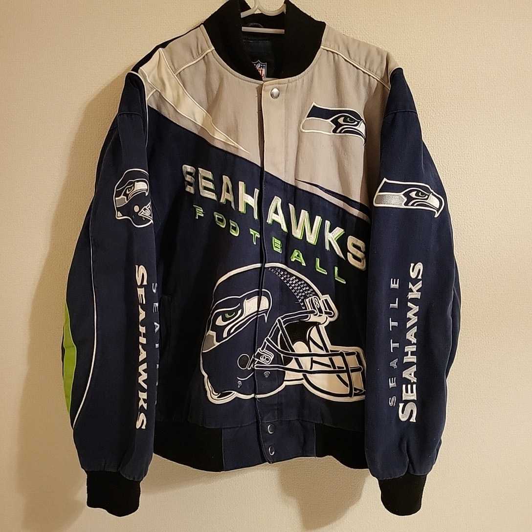 NFL シアトル シーホーク Seattle Seahawks SEA スタジャン ジャケット