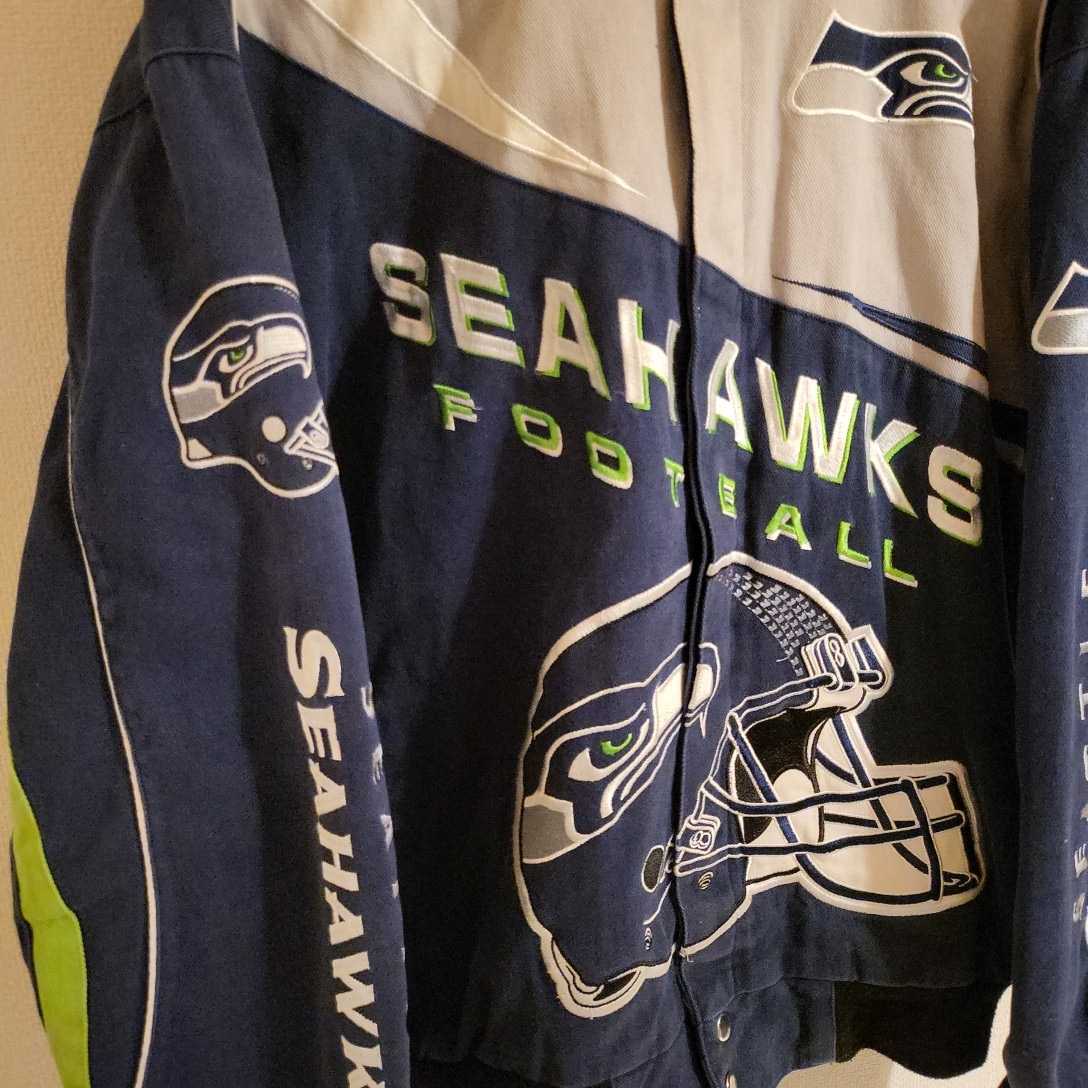 NFL シアトル シーホーク Seattle Seahawks SEA スタジャン ジャケット