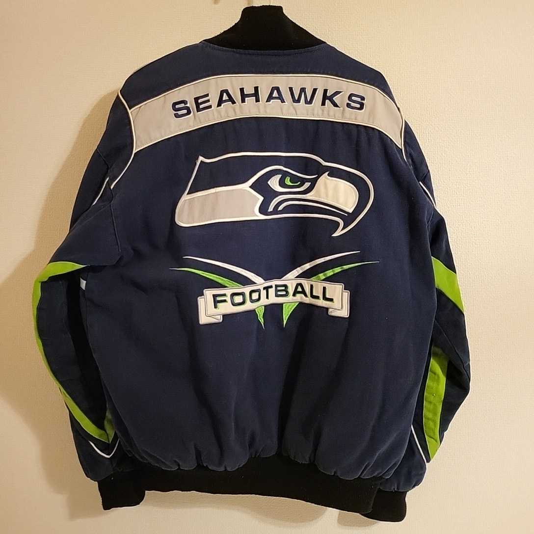 NFL シアトル シーホーク Seattle Seahawks SEA スタジャン ジャケット