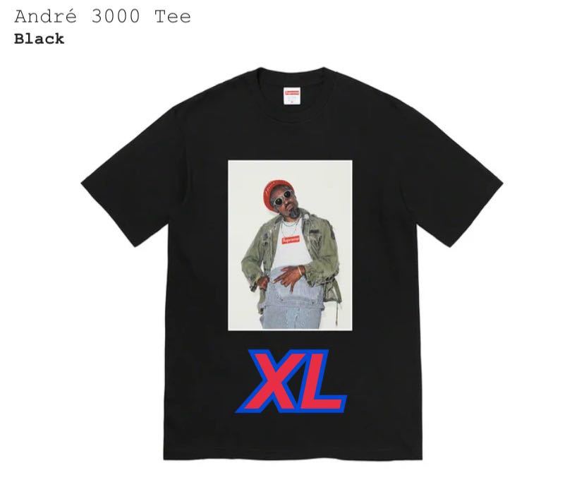 XL】Supreme Andre 3000 Tee Black フォトT andr アンドレ 【公式通販】