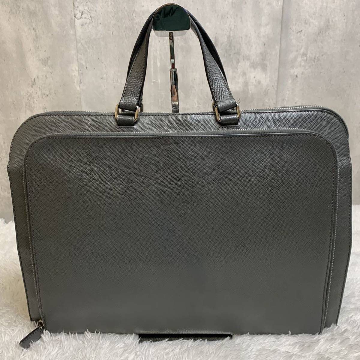 1円〜 プラダ PRADA メンズ ビジネスバッグ ブリーフケース トート