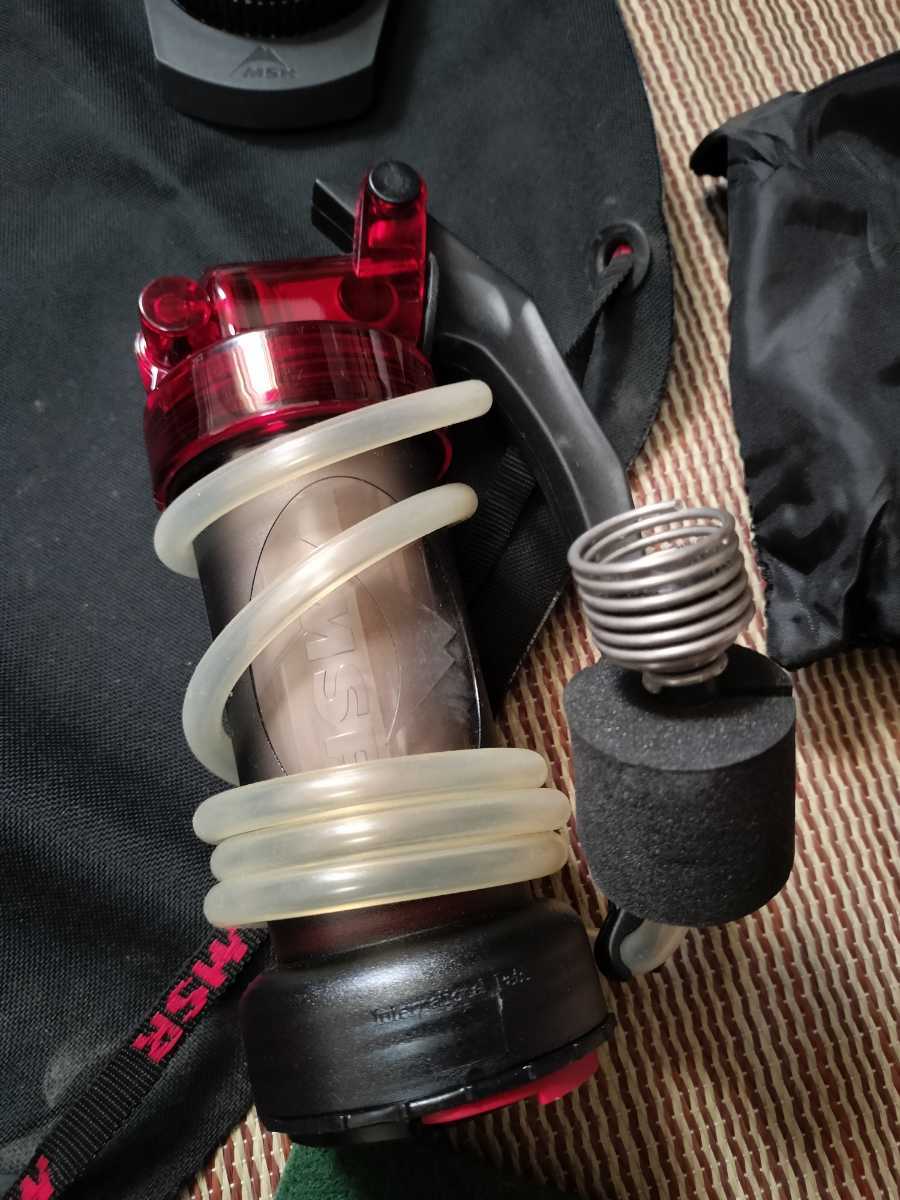 MSR 浄水器ミニワークスEXとドロメダリーバッグ10リットル MSR