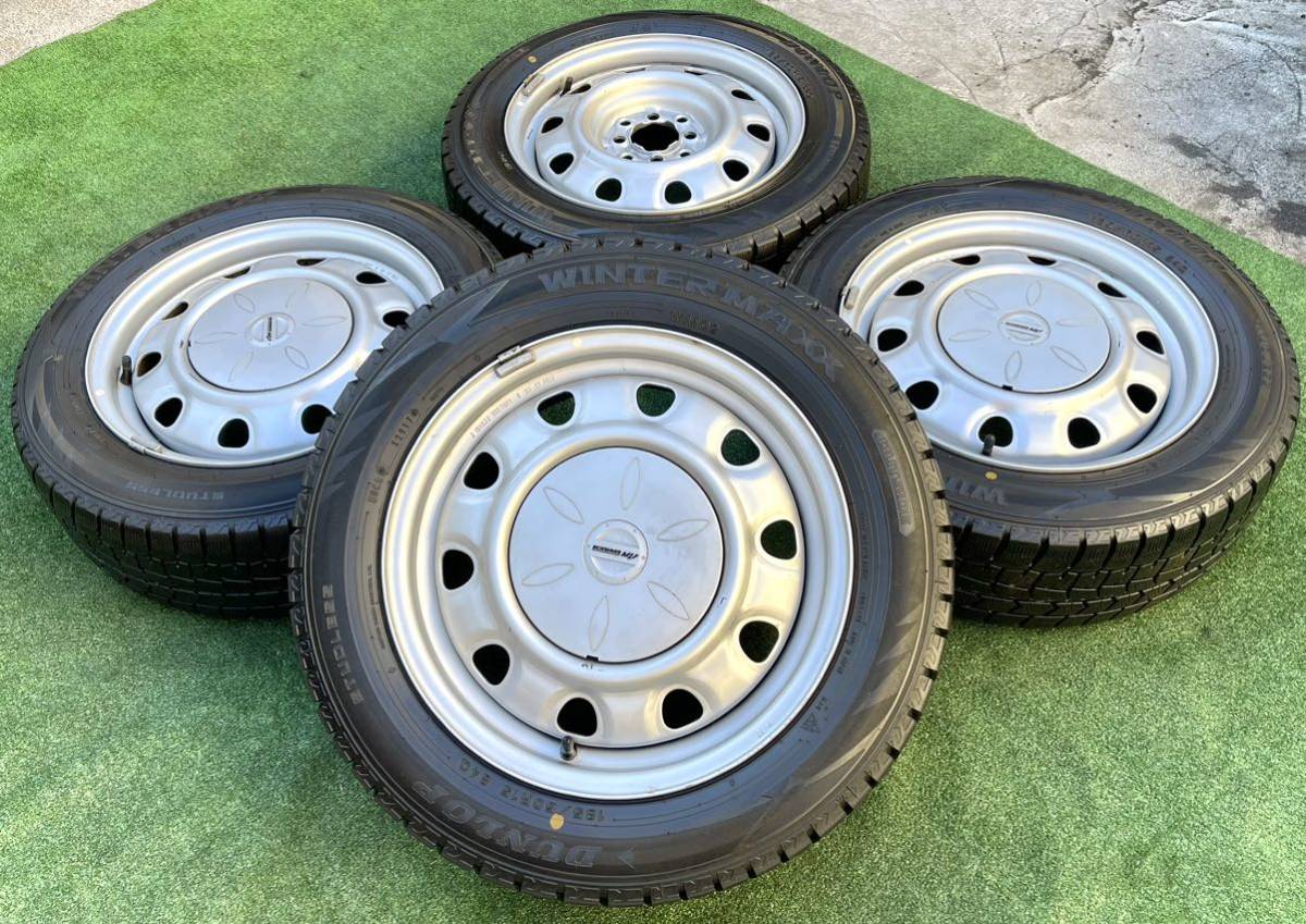 【SALE，お得】 SCHWARZ MV 15インチ スチールホイール WINTERMAXX 185/60R15 4本セット ヤリス アクア ヴィッツ パッソ フィット キューブシビック(スタッドレスタイヤ)｜売買されたオークション情報、yahooの商品情 4穴