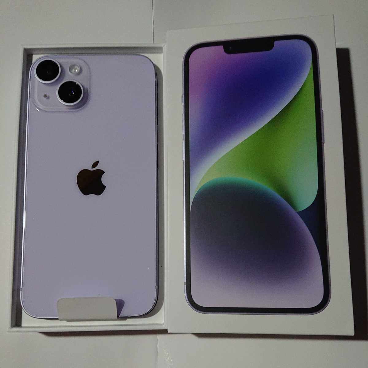 正月特価　新品 iphone 14 128GB SIMフリー　未使用品　送料込み パープル　ドコモ