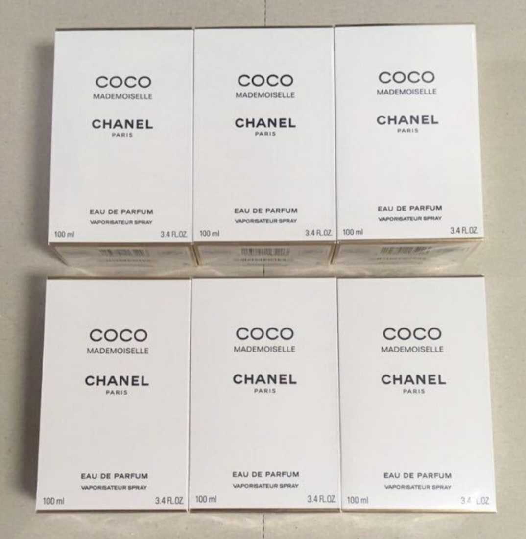 シャネル CHANEL香水 ココマドモアゼル COCO MADEMOISELLE オードゥパルファム 100ml おまとめ６個セット
