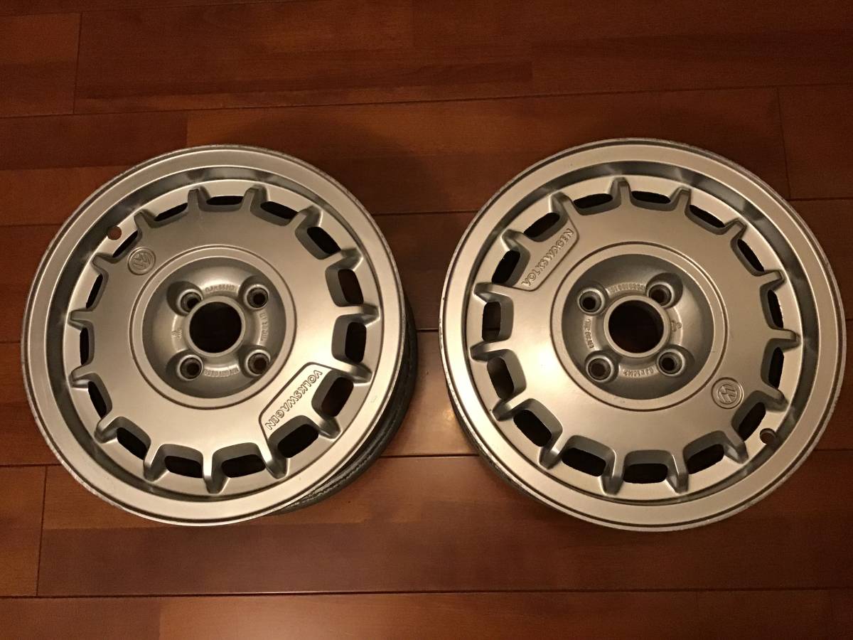 車 フォルクスワーゲン 14インチ ホイール 2本 ②