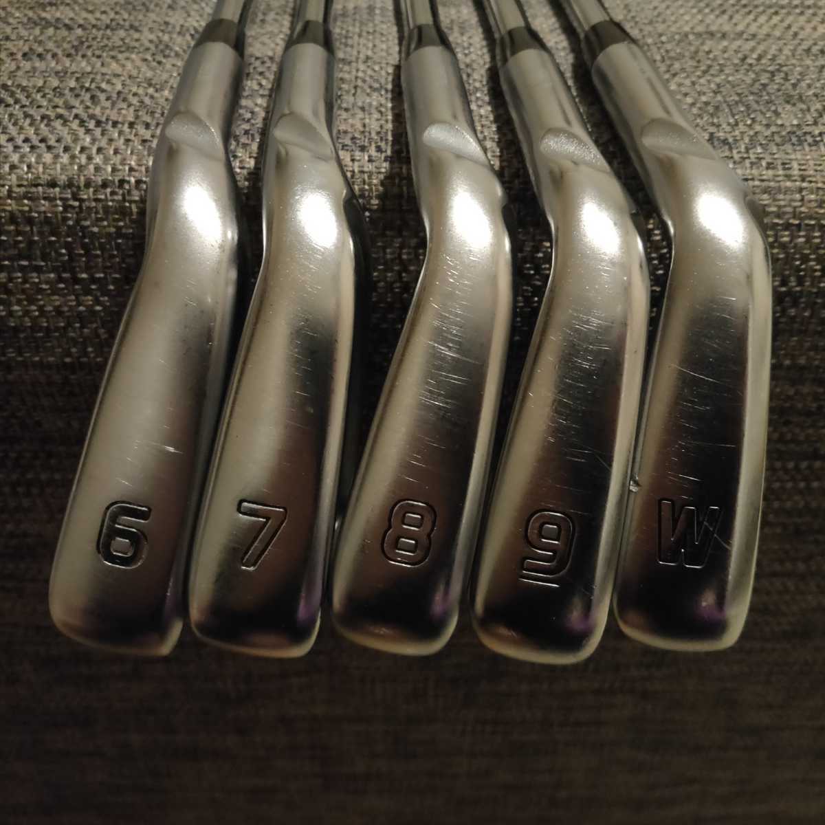 PING i210 アイアンセット　5〜W 6本セット モーダス105S 美品 PING i210 アイアン 6-W 5本 モーダス105 フレックス S i210 PING