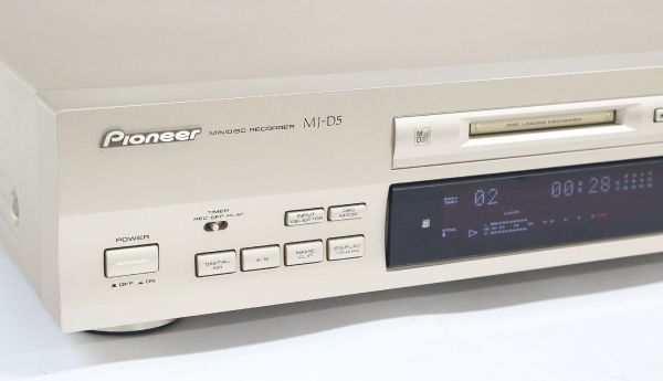 Pioneer MJ-D5 MDデッキ MDレコーダー リモコン付 公式通販