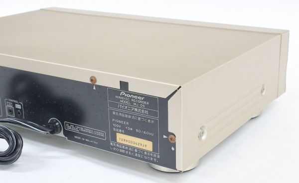 Pioneer MJ-D5 MDデッキ MDレコーダー リモコン付 公式通販