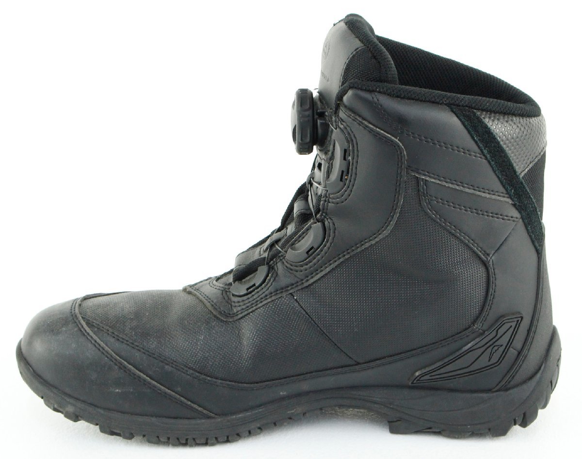 ●●【中古・現状品】KAWASAKI×KUSHITANI アドーネシューズBOA カワサキ クシタニ 27.5cm ブラック：