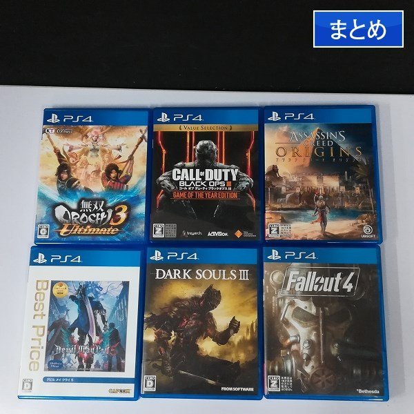 gY147a [動作品] PS4 ソフト 無双OROCHI3 Ultimate CoD:BO3 GAME OF THE YEAR EDITION アサクリ オリジンズ 他 | ゲーム Q