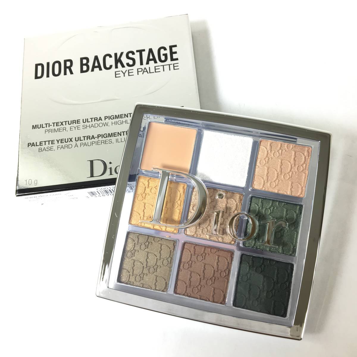 【未使用】 Dior ホリデー 2022 限定色 「バックステージ アイパレット 008 カーキ」 Christian Dior BACKSTAGE ディオール 北E2