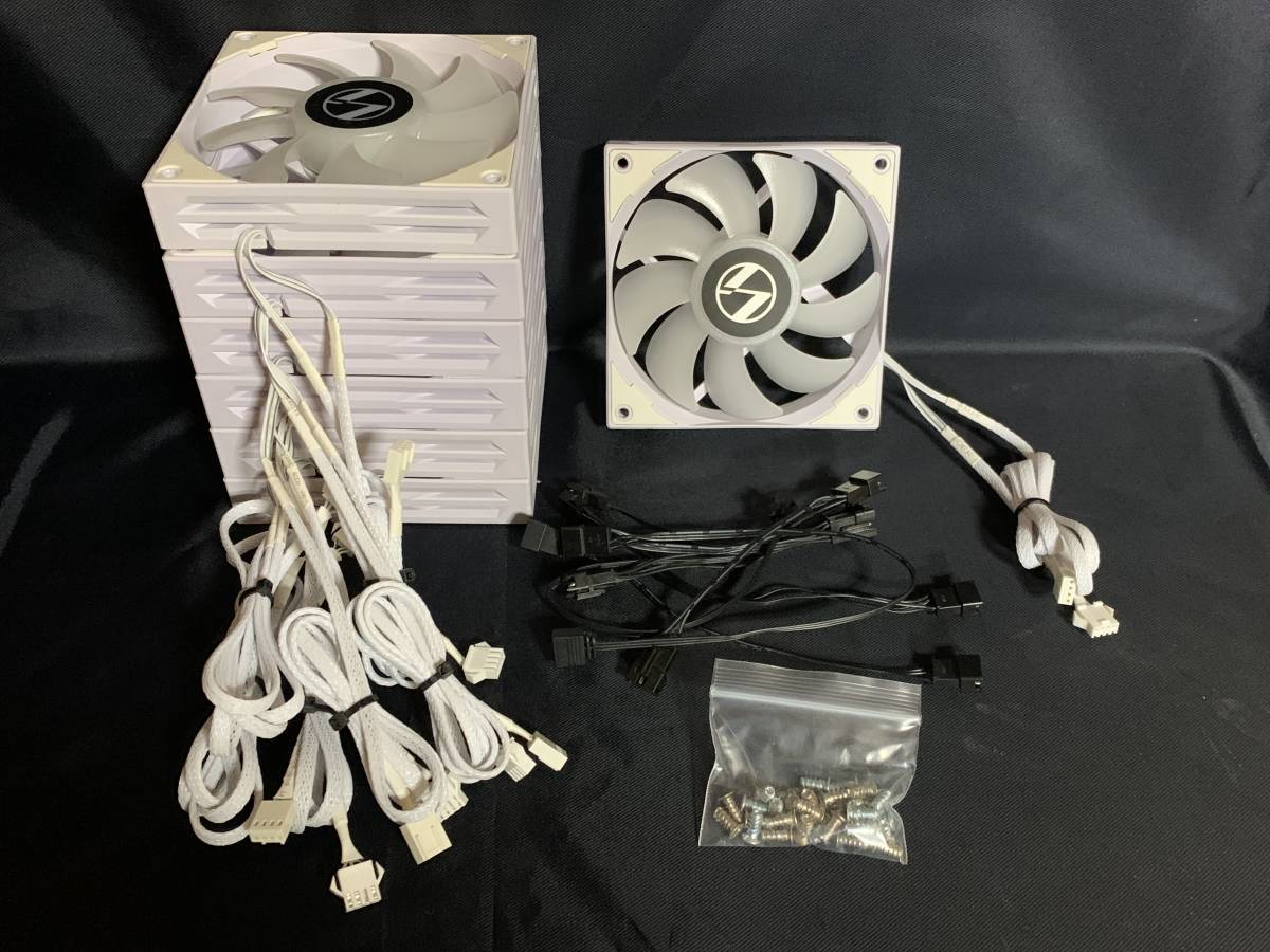 LIANLI ST120 RGB ファン 3個入り×2箱セット ホワイト Lian LIAN LI ST120