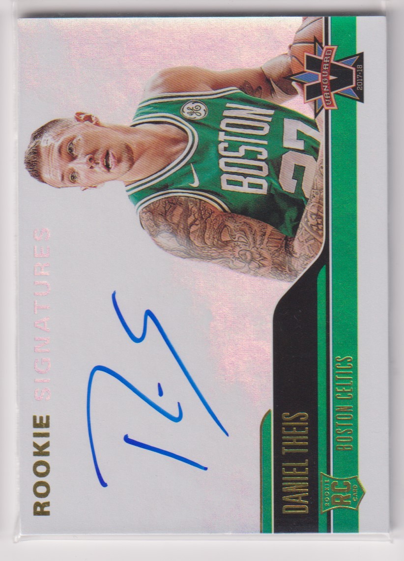 NBA DANIEL THEIS AUTO 2017-18 PANINI VANGUARD BASKETBALL ROOKIE SIGNATURES Autograph CELTICS /99 枚限定 ダニエル タイス 直筆サイン