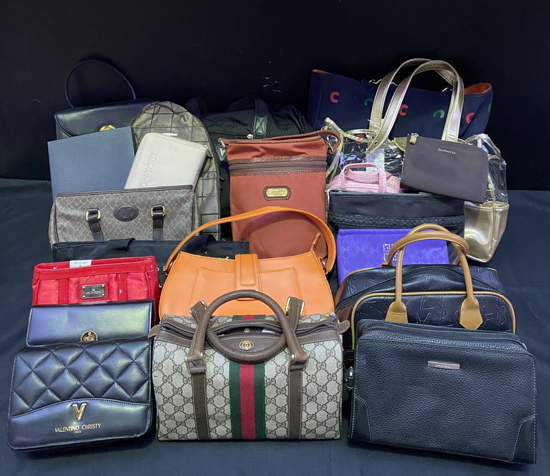 最安値，新作 S-185 1円 GUCCI BALENCIAGA Burberrys他 ハンドバッグ ポーチ ショルダーバッグ等 ブランドバッグ 小物まとめ福袋(オールドグッチ)｜売買されたオークション情報、yahooの商品情報をアーカイブ公開 - かばん、バッグ