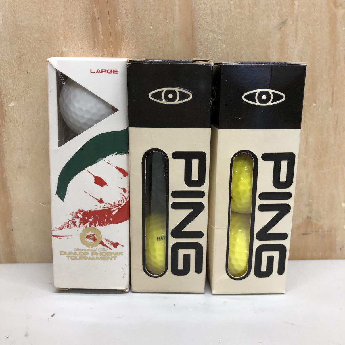 ビンテージ PING EYE LONG FLYTIME ボール 12個セット ビンテージ PING