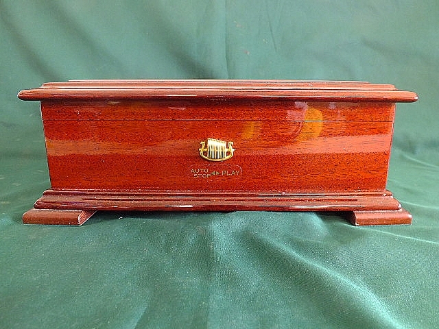 1円から 新品 オルゴール 木製