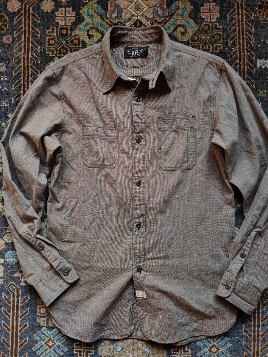 RRL ダブルアールエル Tシャツ サイズ:S グラフチェック 霜降り 