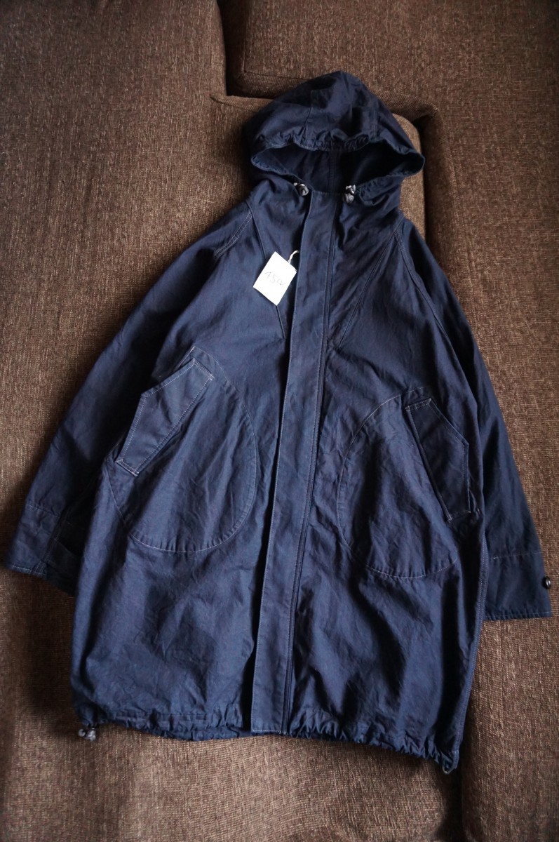 ☆2020年購入×タグ付×定価約8.5万円×藍染の佇まい◎コットン100%の 