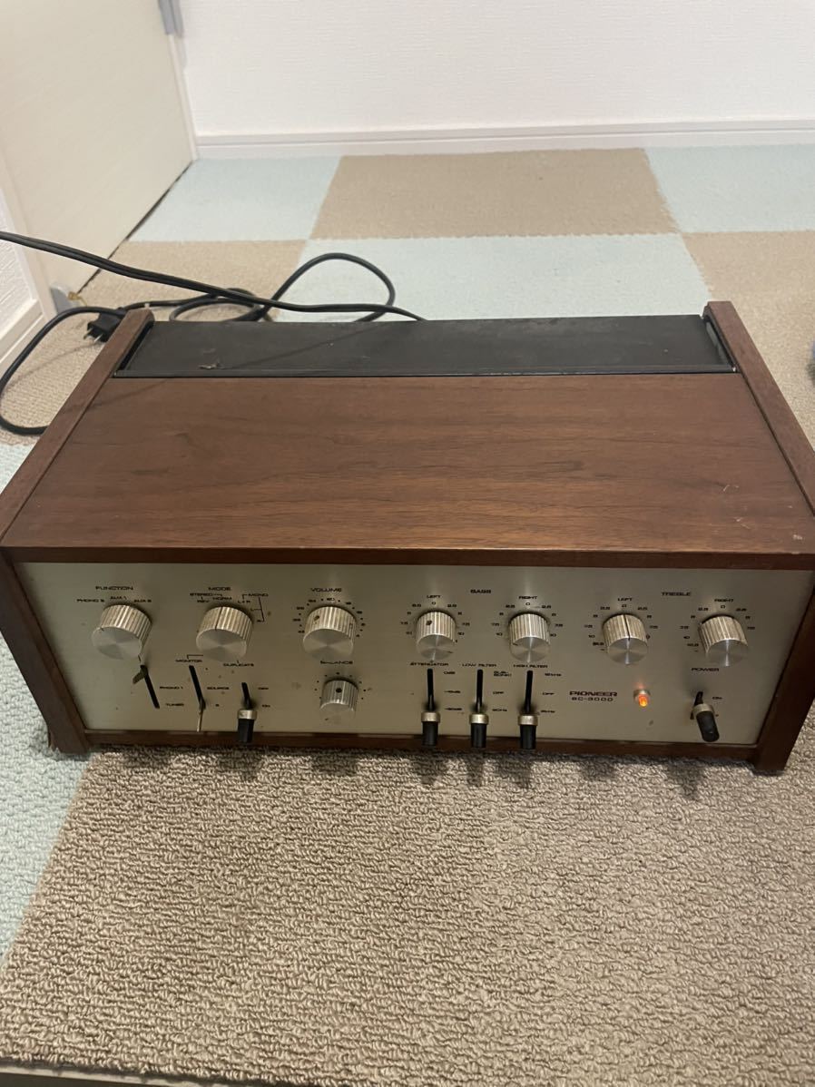 PIONEER パイオニア SC-3000 プリアンプ 動作未確認 PIONEER