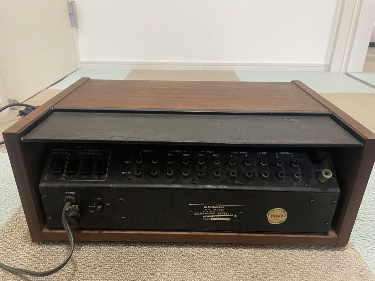 #PIONEER パイオニア SC-3000 プリアンプ 動作未確認 PIONEER パイオニア SC-3000 プリアンプ 動作未確認 パイオニア SC