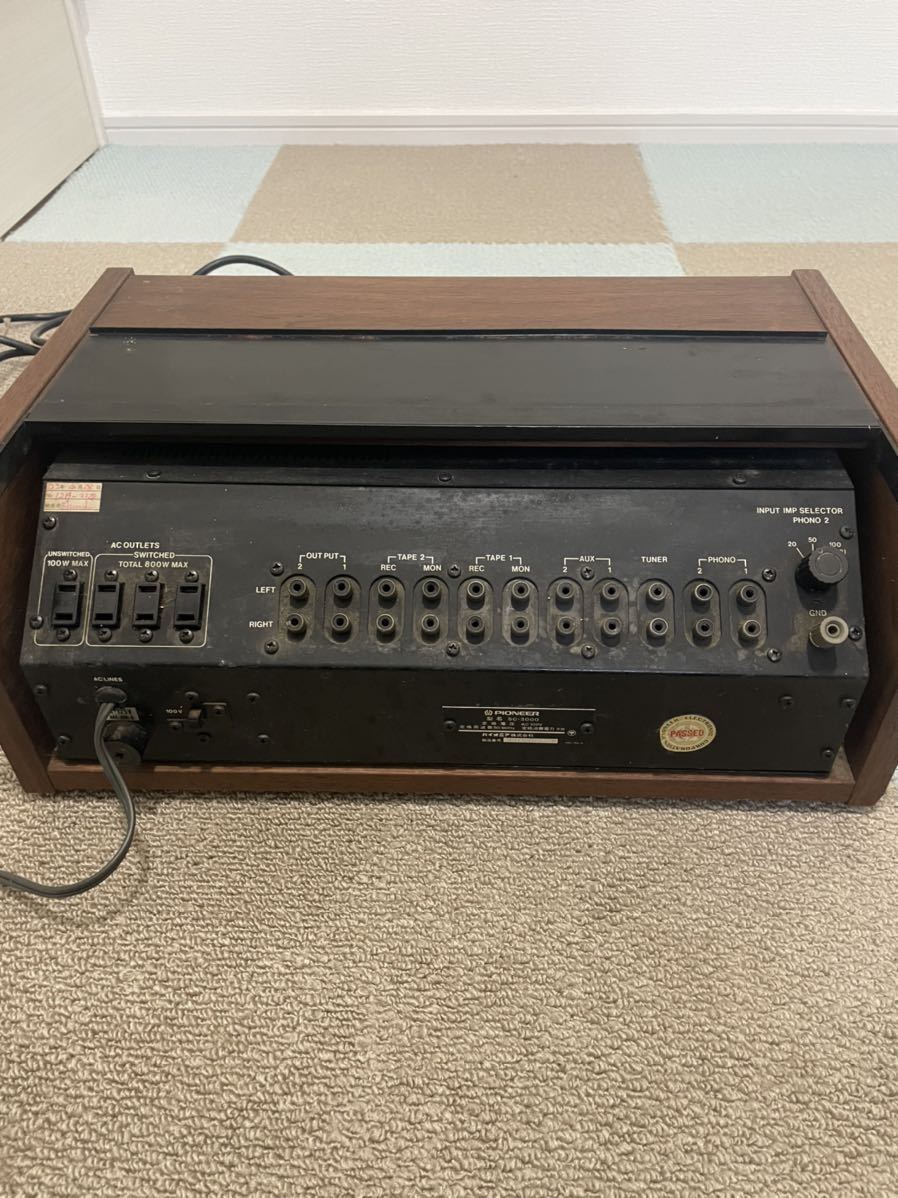 #PIONEER パイオニア SC-3000 プリアンプ 動作未確認 PIONEER パイオニア SC-3000 プリアンプ 動作未確認 パイオニア SC