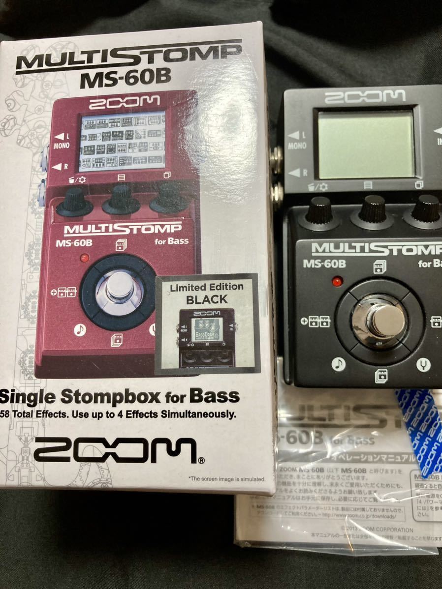 ZOOM MS-60B-I 限定カラーBLACK ZOOM MS-60B Limited Edition BLACK